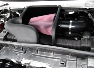Ford E350 Econoline Performance Air Intake - K&N Engineering - High Flow - Black - `97-`08